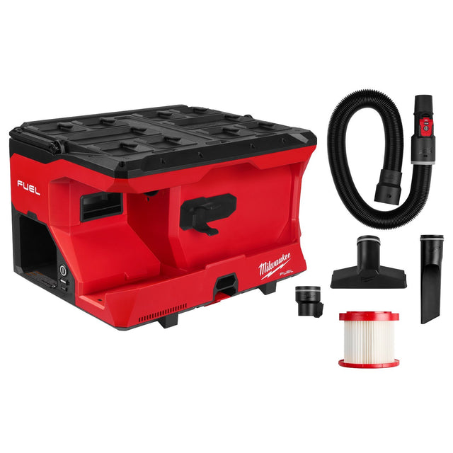 Milwaukee 0971-20 M18 FUEL 4Gal. Wet Dry Vacuum with Packout Compatibility and VACLICK