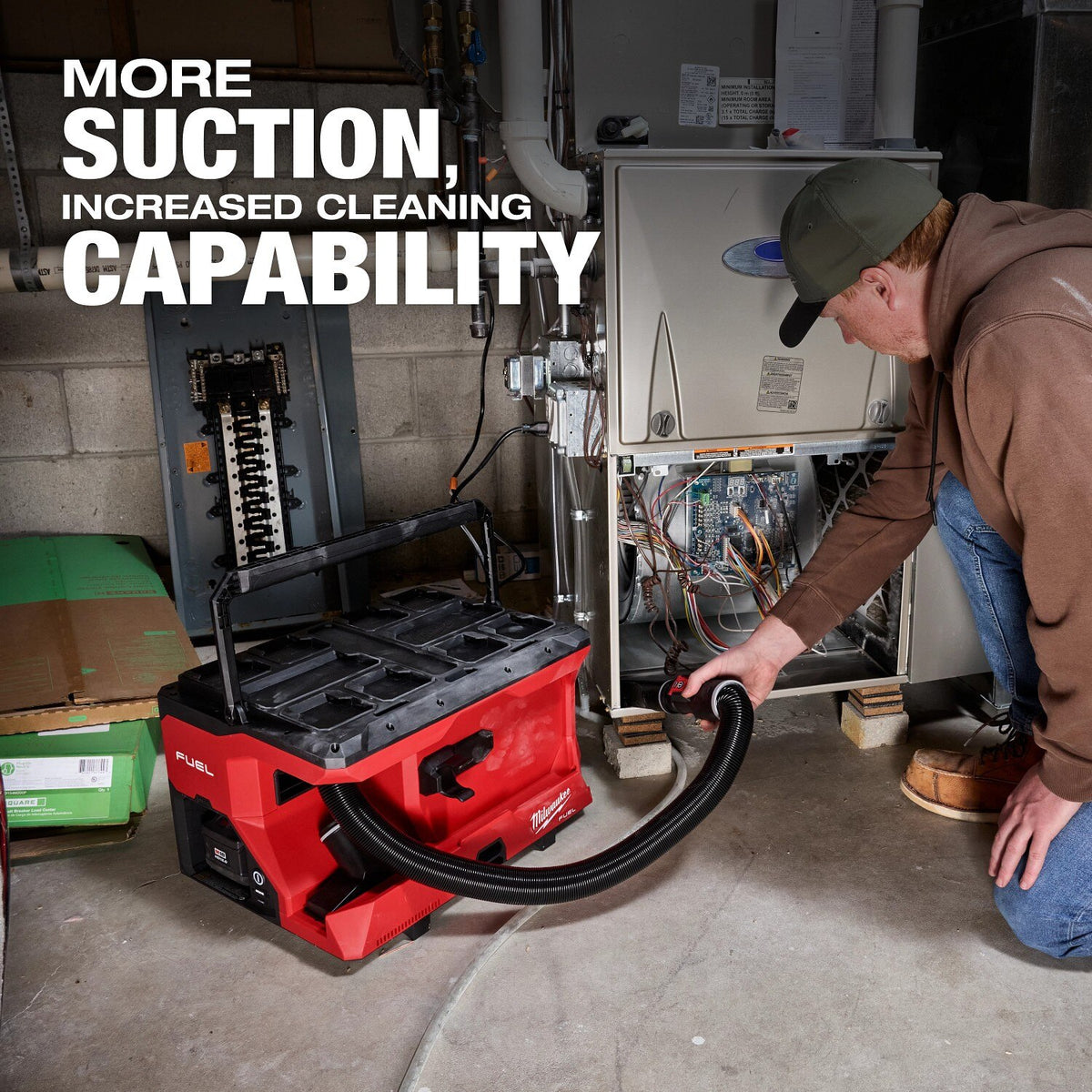 Milwaukee 0971-20 M18 FUEL 4Gal. Wet Dry Vacuum with Packout Compatibility and VACLICK - 4