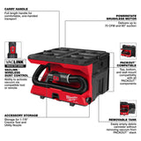 Milwaukee 0971-20 M18 FUEL 4Gal. Wet Dry Vacuum with Packout Compatibility and VACLICK - 7