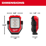 Milwaukee 2015R Rechargeable Pivoting Task Light with Spot Mode 600-Lumen USB-C Rechargeable - 5