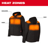 Milwaukee 205B-21 M12 Heated AXIS Hooded Jacket Kit Black - 5