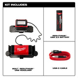 Milwaukee 2118-21 REDLITHIUM USB Rechargeable BOLT Hard Hat / Helmet Headlamp 600 Lumens - 4