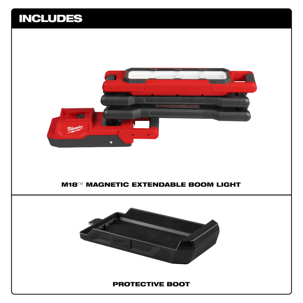 Milwaukee 2129-20 M18 Magnetic Extendable Boom Light - 3