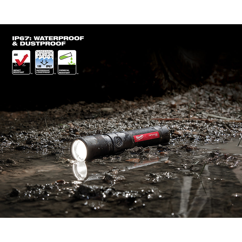 Milwaukee  2161-21 USB RECHARGEABLE 1100L TWIST FOCUS FLASHLIGHT - 7