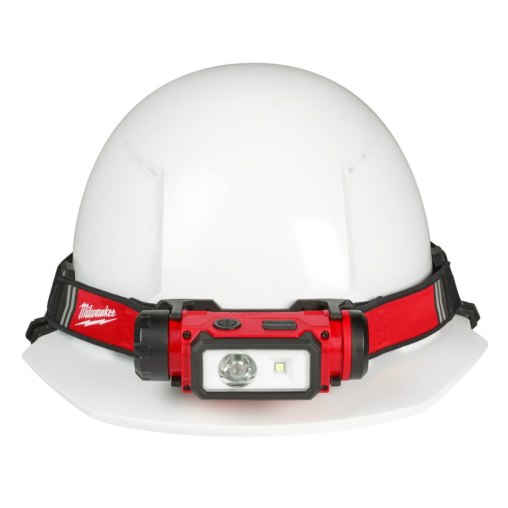 Milwaukee 2163-21 REDLTHIUM USB Rechargeable Hard Hat Headlamp, 600 Lumens - 2