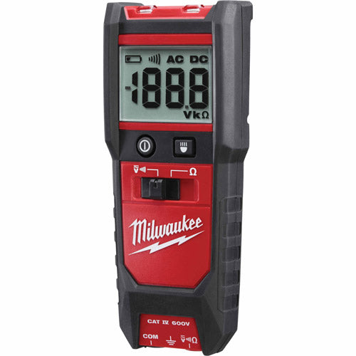 Milwaukee 2213-20 Auto Voltage/Continuity Tester w/ Resistance - 3