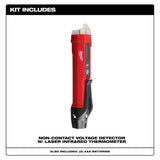 Milwaukee 2225-20 Non-Contact Voltage Detector w/ Laser Infrared Thermometer - 2