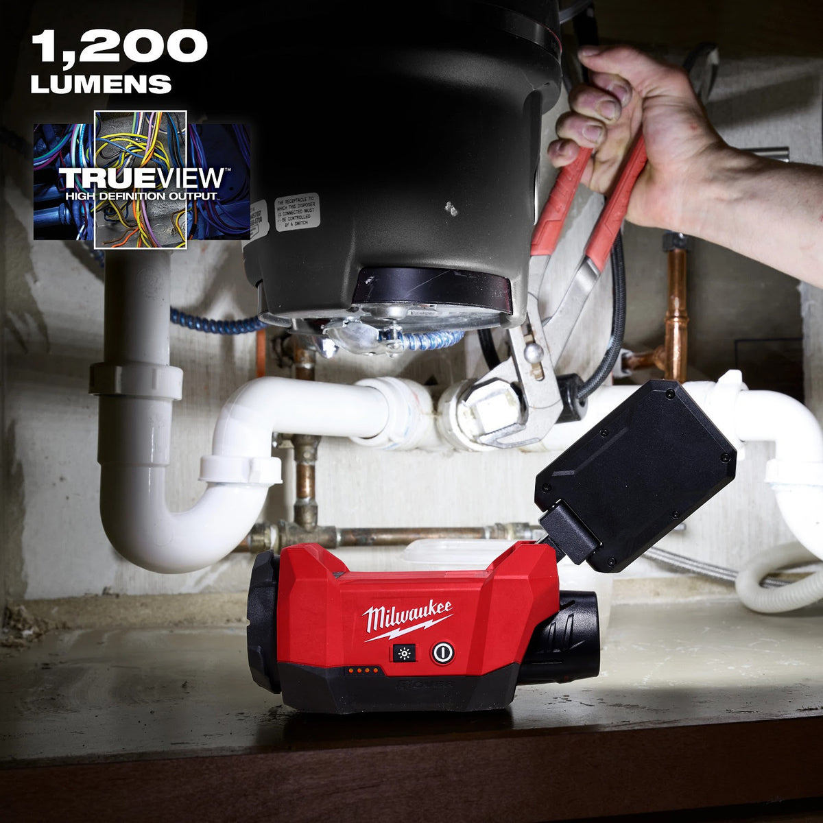 Milwaukee 2350-20 M12 ROVER Multi-Directional Flood Light with PACKOUT Compatibility - 5