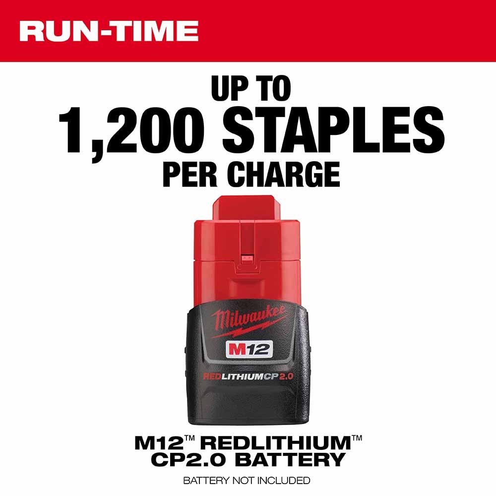 Milwaukee 2448-80 M12 Cable Stapler (Reconditioned) - 6