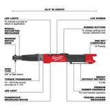 Milwaukee 2465-80 M12 FUEL 3/8" Digital Torque Wrench w/ ONE-KEY Bare Tool (Reconditioned) - 4