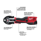 Milwaukee 2473-20 M12 Force Logic Press Tool - No Jaws - 5