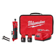 Milwaukee 2486-22 M12 FUEL Straight Die Grinder, 2 Battery Kit