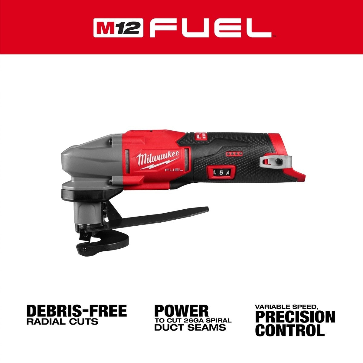 Milwaukee 2487-20 M12 FUEL 16 Gauge Scroll Shear Tool Only - 3