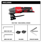 Milwaukee 2487-20 M12 FUEL 16 Gauge Scroll Shear Tool Only - 4