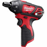 Milwaukee 2492-24 M12 12V Cordless 4-Tool Combo Kit with Screwdriver, Ratchet, Light and Inflator (Two 2.0Ah Batteries) - 3