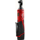 Milwaukee 2492-24 M12 12V Cordless 4-Tool Combo Kit with Screwdriver, Ratchet, Light and Inflator (Two 2.0Ah Batteries) - 5