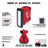 Milwaukee 2492-24 M12 12V Cordless 4-Tool Combo Kit with Screwdriver, Ratchet, Light and Inflator (Two 2.0Ah Batteries) - 5