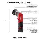 Milwaukee 2498-24 M12™ 4 - Tool Combo Kit with Drill, Impact, Hackzall™ & Flashlight - 6