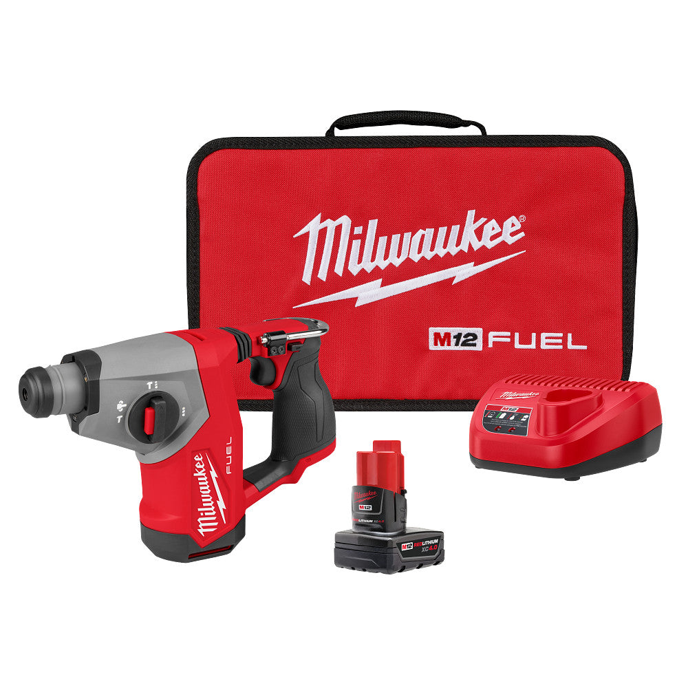 Milwaukee 2508-21XC M12 FUEL 5/8" SDS Plus Rotary Hammer Kit