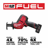 Milwaukee 2520-21XC M12 FUEL HACKZALL Recip Saw kit - 3