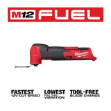 Milwaukee 2526-20 M12 FUEL™ Oscillating Multi-Tool - 4