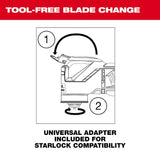 Milwaukee 2526-80 M12 FUEL Oscillating Multi-Tool (Reconditioned) - 9