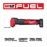 Milwaukee 2526-21XC M12 FUEL™ Oscillating Multi-Tool Kit - 5