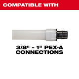 Milwaukee 2532-22 M12 FUEL™ ProPEX® Expander Kit w/ 1/2"-1" RAPID SEAL™ ProPEX® Expander Heads - 3