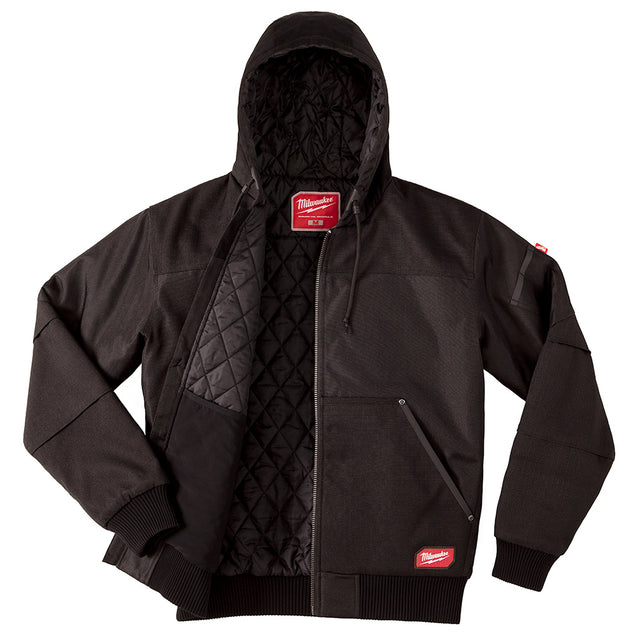 Milwaukee 254B-3X  GRIDIRON Hooded Jacket 3X-Large, Black