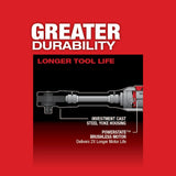 Milwaukee 2560-20 M12 FUEL 3/8" Extended Reach Ratchet Bare Tool - 7