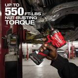 Milwaukee 2562-20 M12 FUEL Stubby 3/8" Impact Wrench - 10
