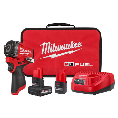 Milwaukee 2562-22 M12 FUEL  Stubby 3/8" Impact Wrench Kit