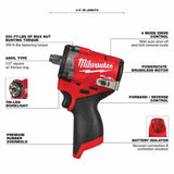 Milwaukee 2563-20 M12 FUEL Stubby 1/2" Impact Wrench - 3