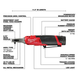 Milwaukee 2566-22 M12 FUEL™ 1/4" High Speed Ratchet (Kit) - 4