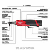 Milwaukee 2567-22 M12 FUEL™ 3/8" High Speed Ratchet (Kit) - 5