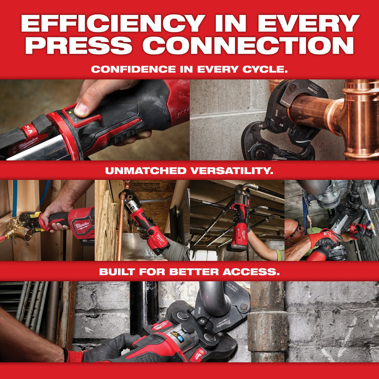Milwaukee 2573-20 M12 FORCE LOGIC Press Tool Kit with ONE-KEY (Bare Tool) - 13