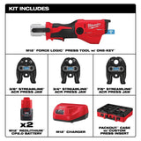 Milwaukee 2573-22M M12 FORCE LOGIC Press Tool Kit with ONE KEY ACR Press Jaws (Kit) - 2
