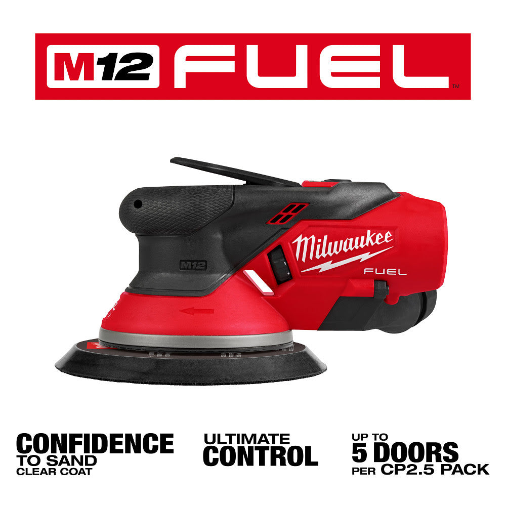 Milwaukee 2584-20 M12 FUEL 6" Random Orbital Sander (3/32") - 3