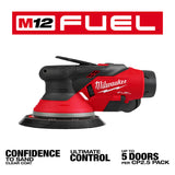 Milwaukee 2584-22CX M12 FUEL 6" Random Orbital Sander Kit (3/32") - 3