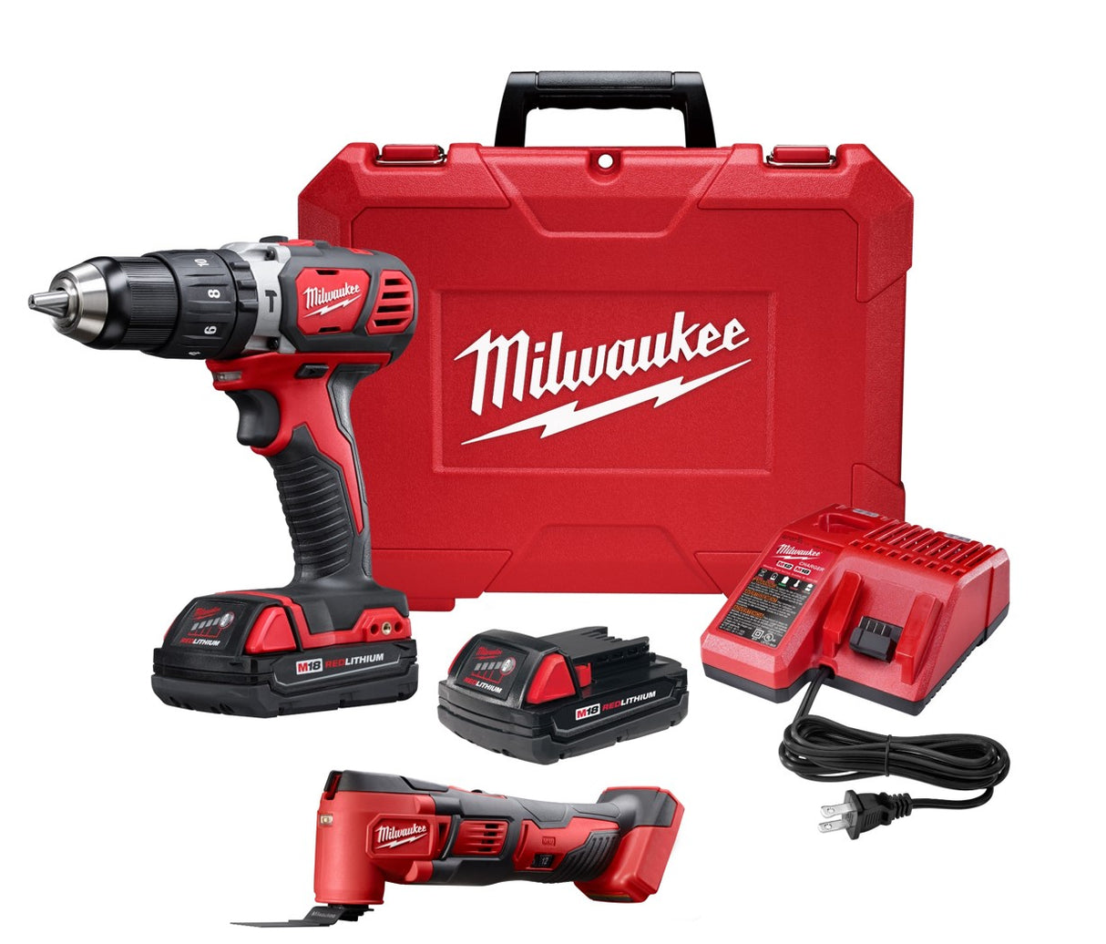 Milwaukee 2607-22CTM M18™ 1/2 in. HMR DR + Multi Tool