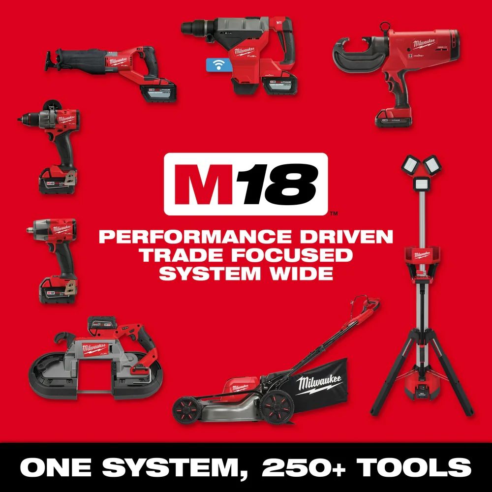 Milwaukee 2626-21C M18 18V Cordless Lithium-Ion Multi-Tool Kit - 5