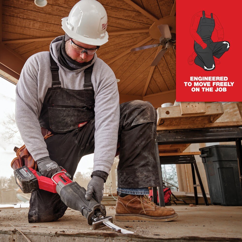 Milwaukee 262B FREEFLEX Insulated Bib Overalls - Black - 4