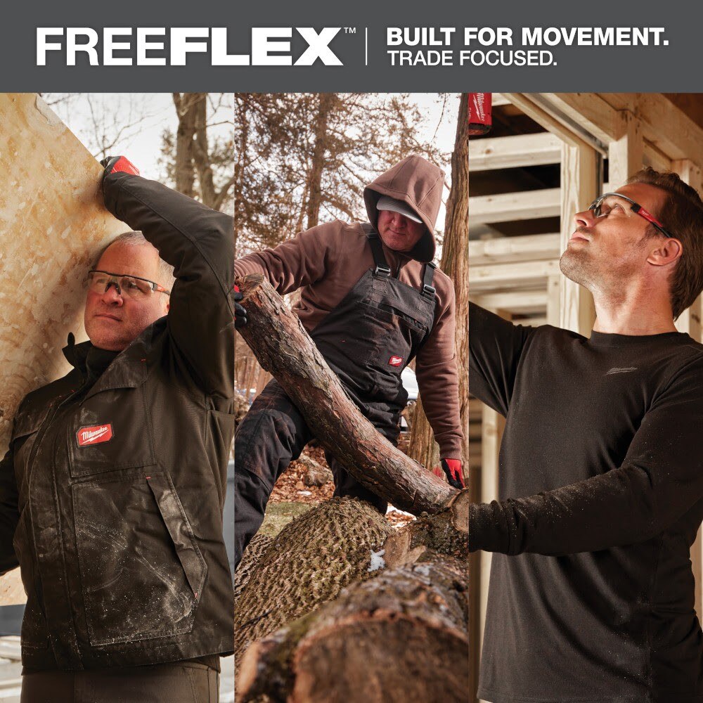 Milwaukee 262B FREEFLEX Insulated Bib Overalls - Black - 14