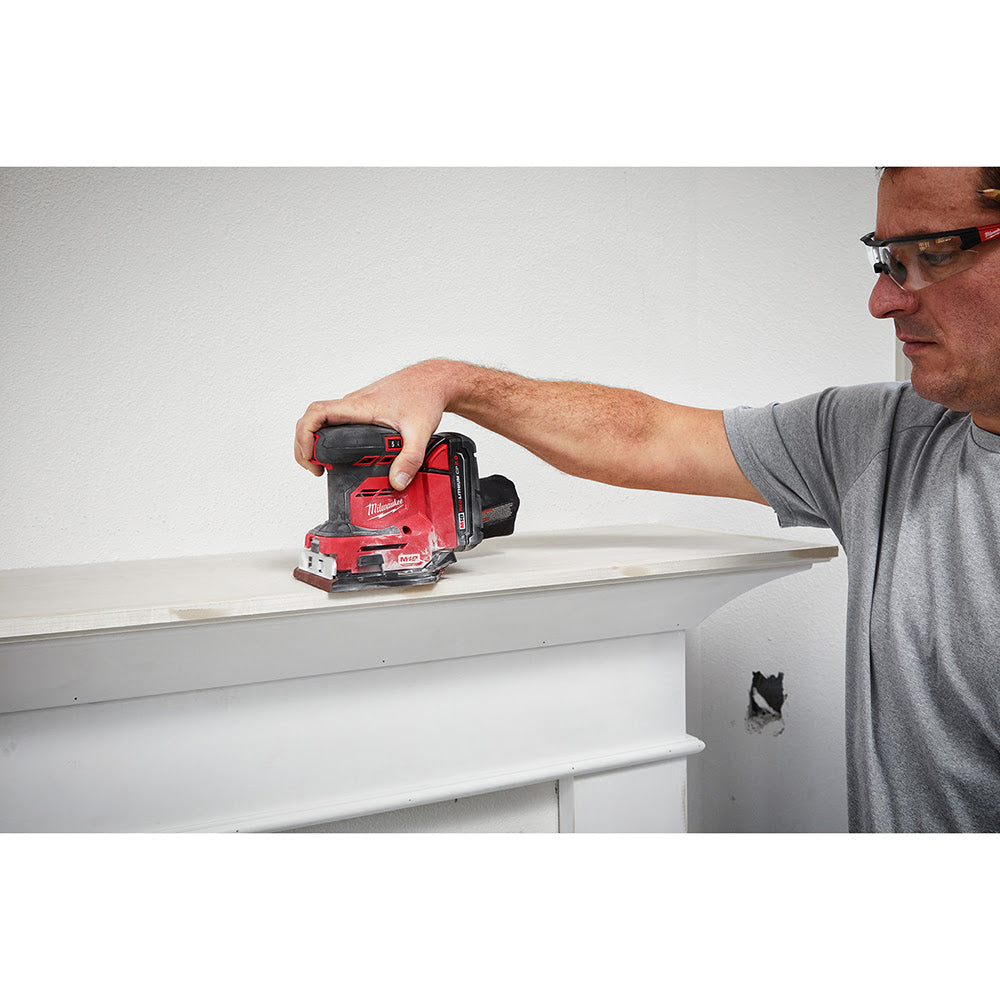 Milwaukee 2649-20 M18 Orbital 1/4 Sheet Sander - 16