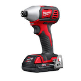 Milwaukee 2656-22CT M18 Cordless 1/4" Hex Impact Driver Tool Kit - 4