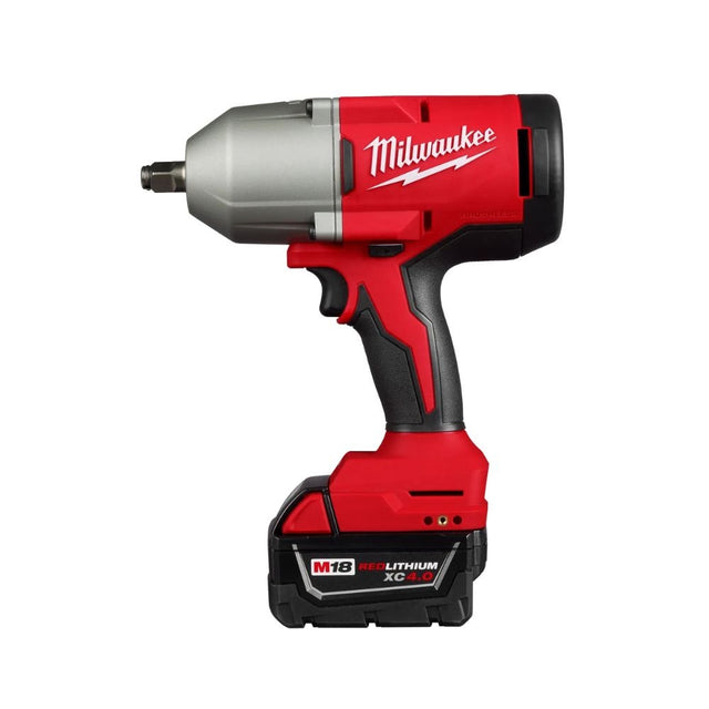 Milwaukee 2666-21B M18 18V Lithium-Ion Brushless Cordless 1/2 in. Impact Wrench with Friction Ring Kit