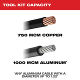 Milwaukee 2672-21 M18 Force Logic Cable Cutter With 750 MCM Cu Jaws - 4