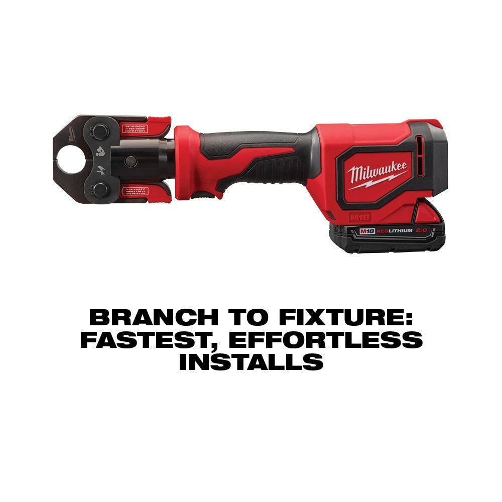 Milwaukee 2674-82C M18 Short Throw Press Tool Kit with PEX Crimp Jaws (Reconditioned) - 7