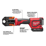 Milwaukee 2674-82P M18 Short Throw Press Tool Kit with Viega PureFlow Jaws (Reconditioned) - 6