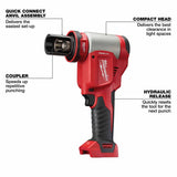 Milwaukee 2676-04 M18 FORCE LOGIC 10 Ton Knockout Tool 1/2" to 4" - 4